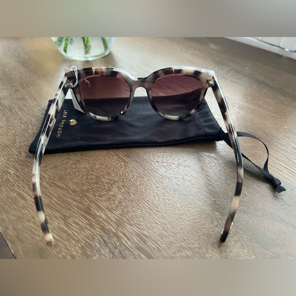 Lele Sadoughi Tortoise Shell Sunglasses - Picture 2 of 2